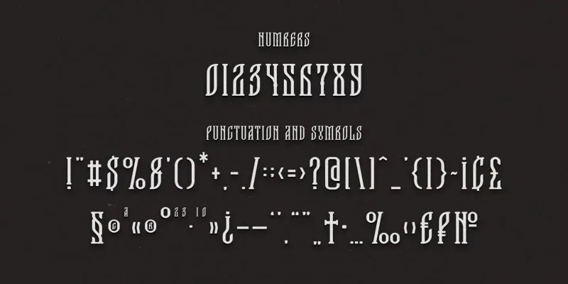 TD Stargorod Font preview 3 – Display Fonts font sample