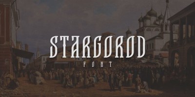 TD Stargorod Font free download – Packaging font preview