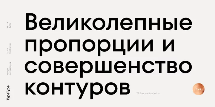 TT Fors Font Family preview 1 – Sans Serif Fonts font sample