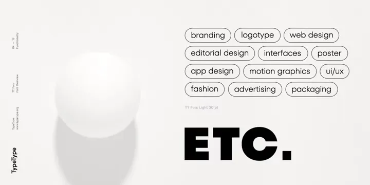 TT Fors Font Family preview 10 – Sans Serif Fonts font sample