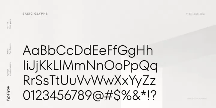 TT Fors Font Family preview 2 – Sans Serif Fonts font sample