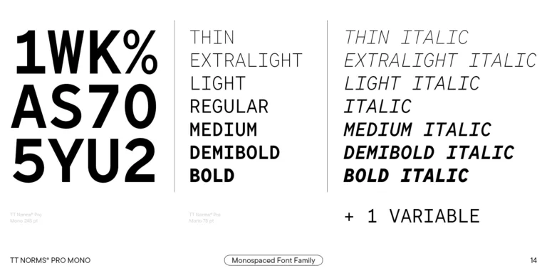 TT Norms Pro Font Family preview 3 – Sans Serif Fonts font sample