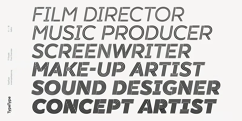 TT Smalls Font preview 5 – Display Fonts font sample