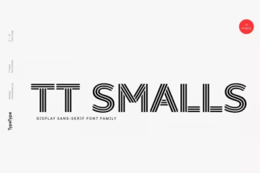 TT Smalls Font free download – Geometric font preview