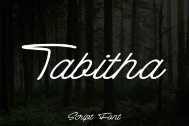 Tabitha Script Font free download – Tabitha Script Font font preview