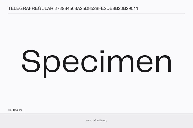 Telegraf Font Family preview 1 – Sans Serif Fonts font sample