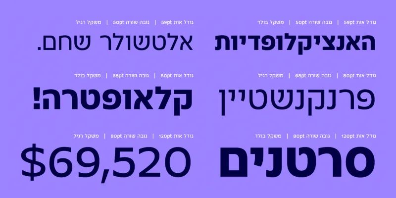 Teom Font Family preview 2 – Font Family font sample