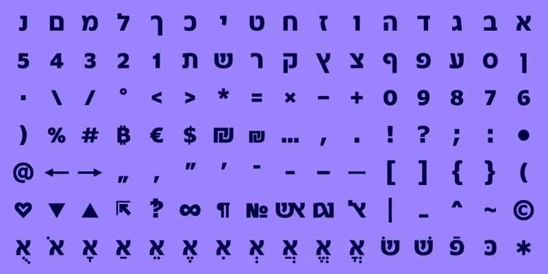 Teom Font Family preview 4 – Font Family font sample