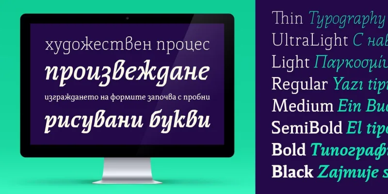 Thalweg Font Family preview 6 – Font Family font sample