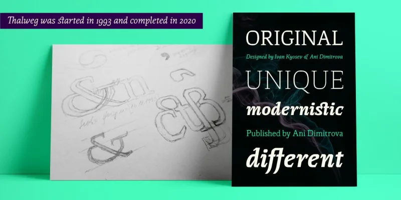 Thalweg Font Family preview 9 – Font Family font sample