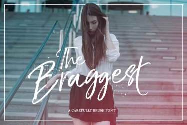 The Braggest Font free download – Branding font preview