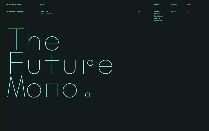 The Future Mono Font Family preview 2 – Sans Serif Fonts font sample
