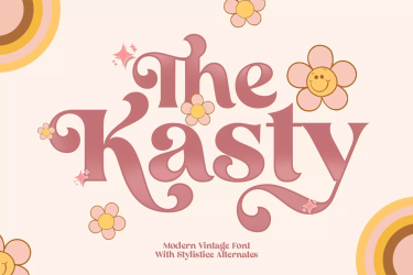 The Kasty Vintage Font free download – Branding font preview