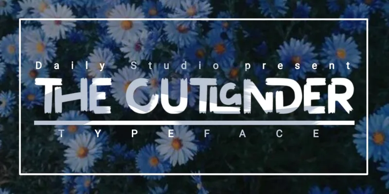 The Outlander Font preview 7 – Typeface font sample
