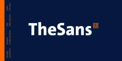 TheSans Font free download – Corporate font preview