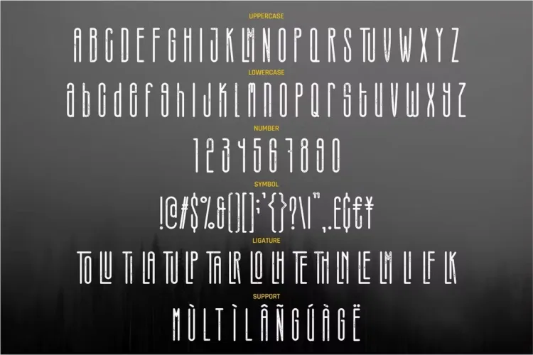 Therlalu Font preview 5 – Display Fonts font sample