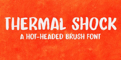 Thermal Shock Font Family free download – Headlines font preview