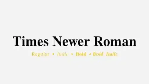 Times Newer Roman Serif Font preview 4 – Serif Fonts font sample