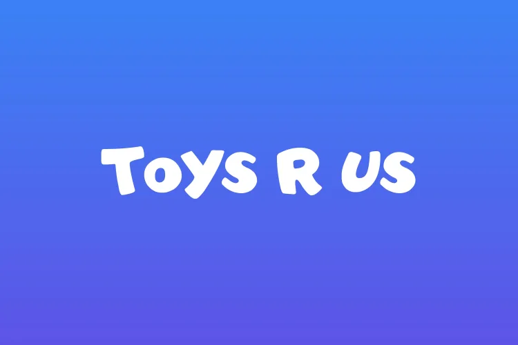Toys R Us Font preview 1 – Display Fonts font sample