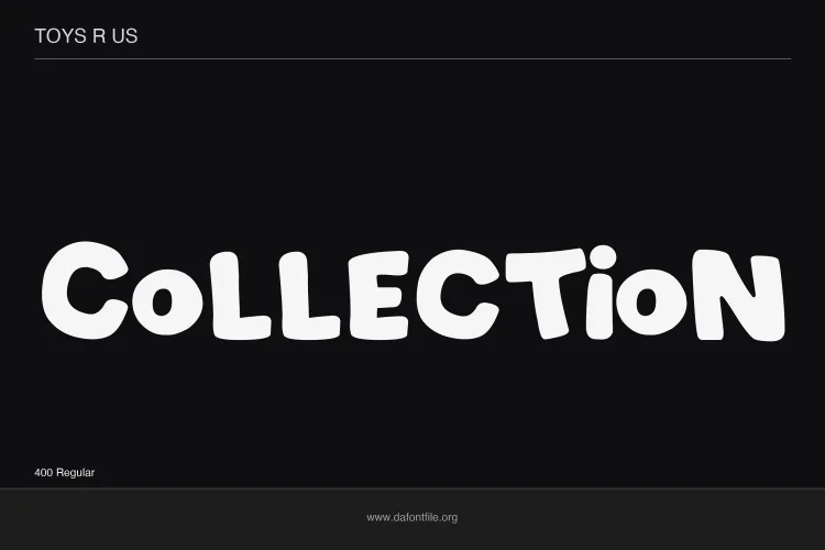 Toys R Us Font preview 2 – Display Fonts font sample