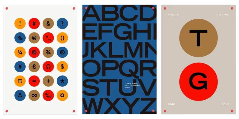 Trade Gothic Font preview 3 – Sans Serif Fonts font sample