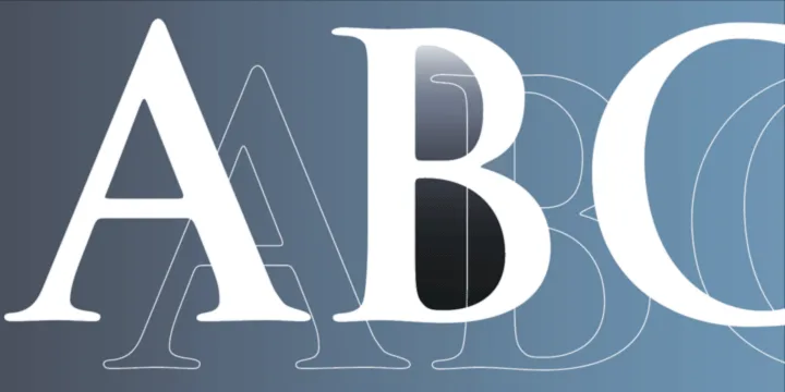 Trajan Pro Font preview 2 – Serif Fonts font sample