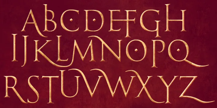 Trajan Pro Font preview 6 – Serif Fonts font sample