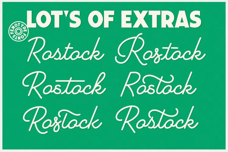 Travel Poster Font preview 4 – Script And Handwritten font sample