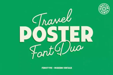 Travel Poster Font free download – Branding font preview