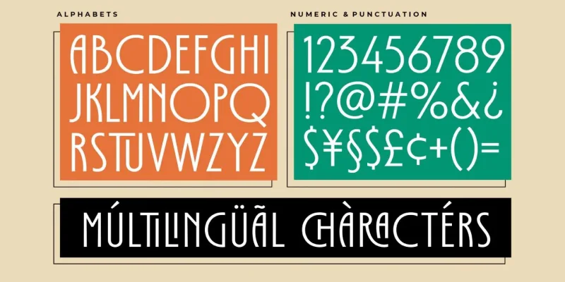 Tropican Font preview 8 – Display Fonts font sample