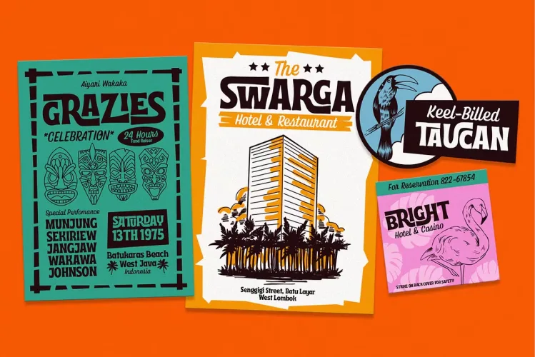 Tropika Island Font preview 9 – Display Fonts font sample