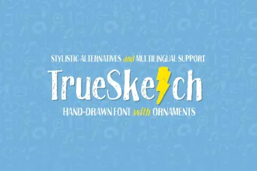 Truesketch Font free download – Script And Handwritten preview