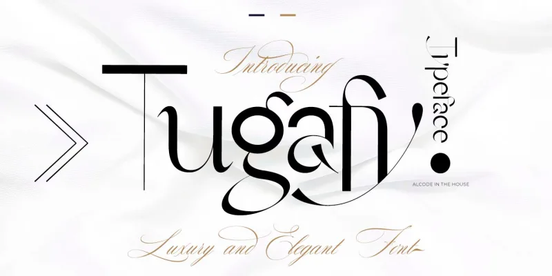 Tugafy Font preview 8 – Decorative Fonts font sample