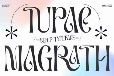 Tupac Magrath Font free download – Branding font preview