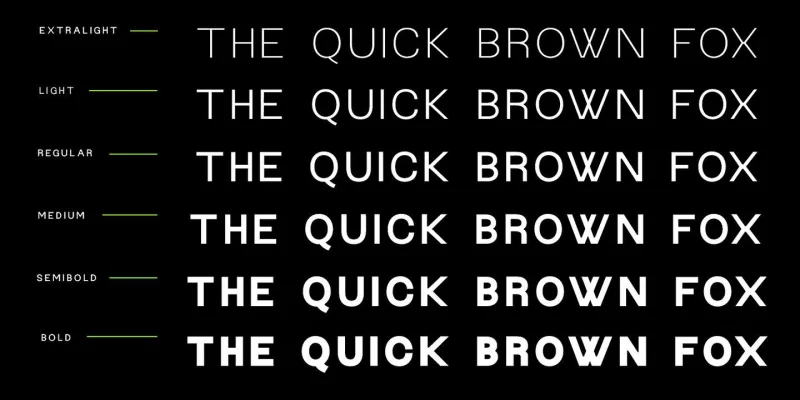 Turaco Typeface Font Family preview 2 – Typeface font sample