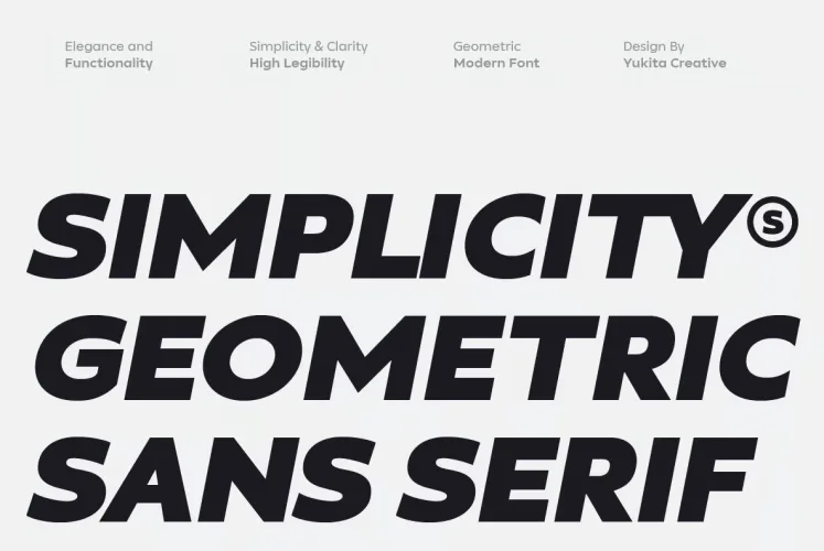 Unitea Font preview 3 – Sans Serif Fonts font sample