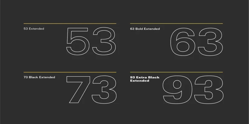 Univers Font preview 1 – Sans Serif Fonts font sample