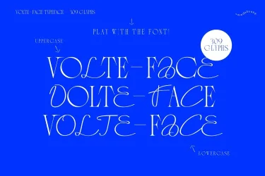 VOLTE-FACE – Serif & Script Font free download – Serif Fonts preview
