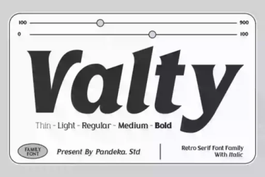 Valty Font free download – Sans Serif Fonts font preview