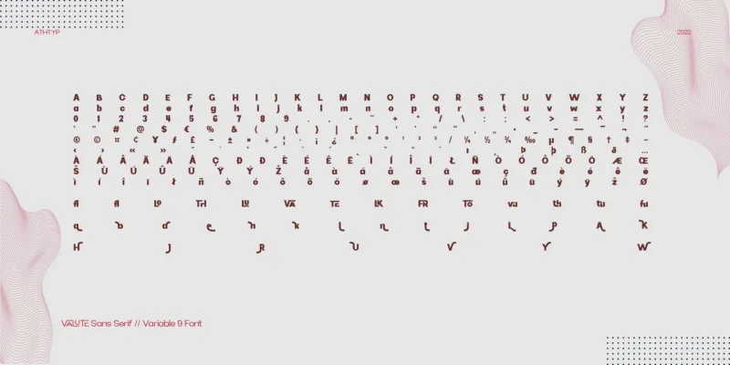 Valute Font Family preview 10 – Sans Serif Fonts font sample