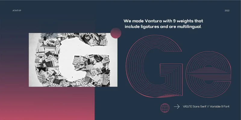 Valute Font Family preview 2 – Sans Serif Fonts font sample