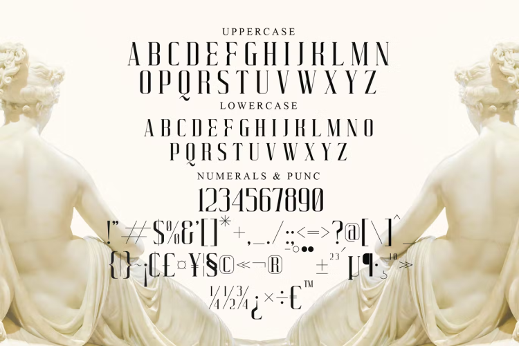 Velazquez Modern Serif Font free download preview 2 – Serif Fonts font