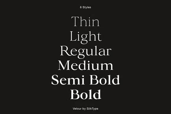Velour Font preview 3 – Serif Fonts font sample