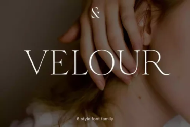 Velour Font free download – Elegant font preview