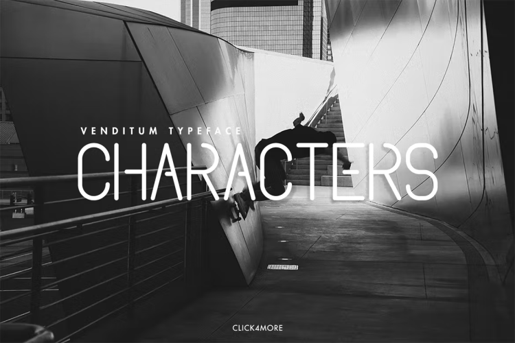 Venditum Typeface Font free download preview 2 – Serif Fonts font