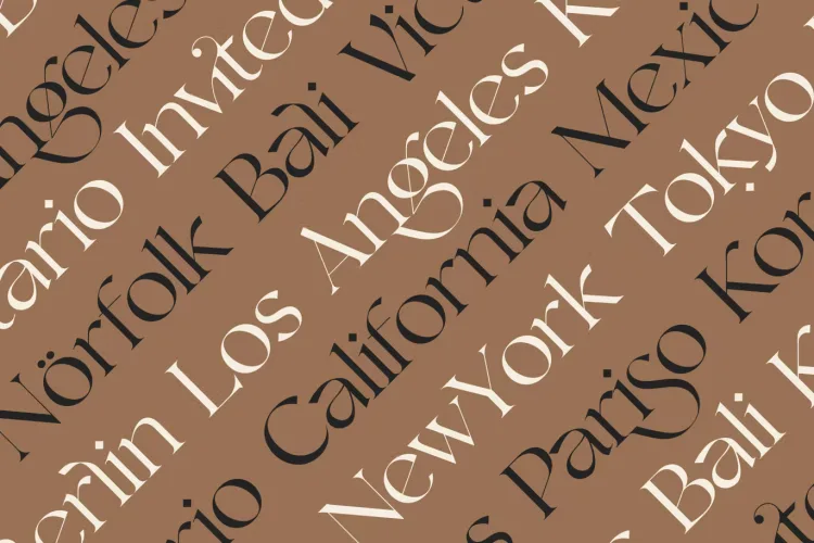 Vensfolk Font preview 1 – Serif Fonts font sample