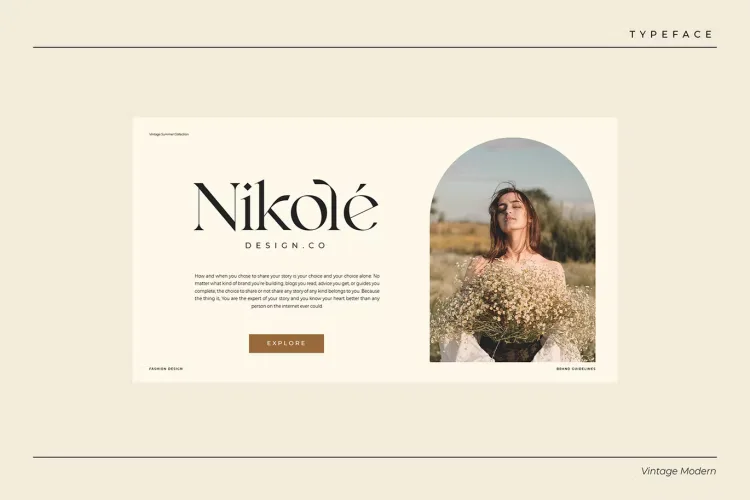 Vensfolk Font preview 3 – Serif Fonts font sample