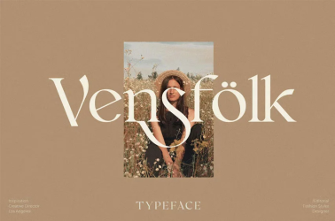 Vensfolk Font free download – similar font preview