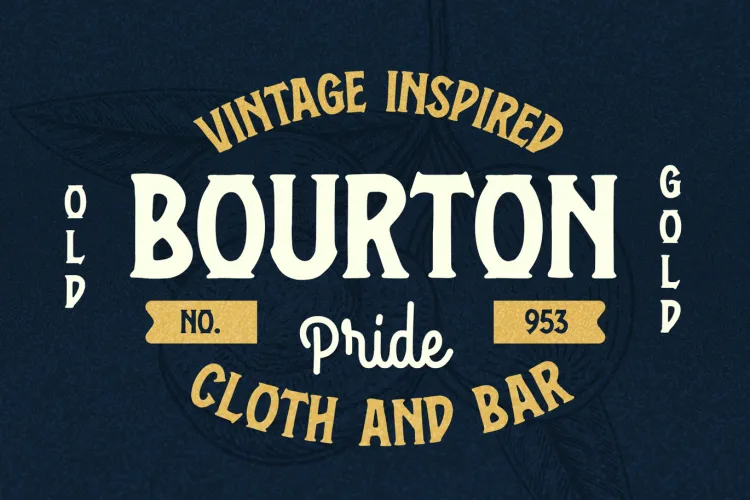 Vintage Browner Font preview 2 – Typeface font sample