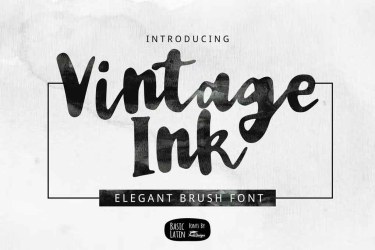Vintage Ink Font free download – Vintage Ink Font font preview